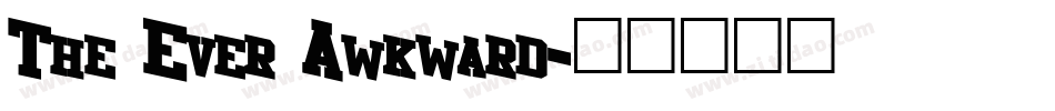The Ever Awkward字体转换